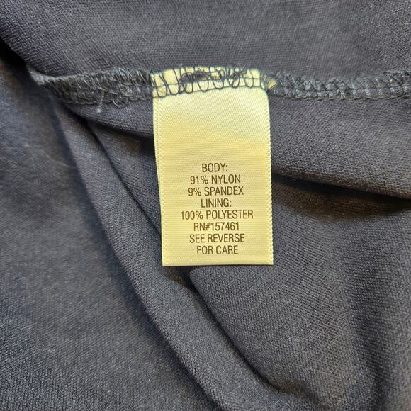 Dana Buchman Women's Dress Large L Blue Misses Size 10 12 Formal Cocktail Party - Picture 5 of 7